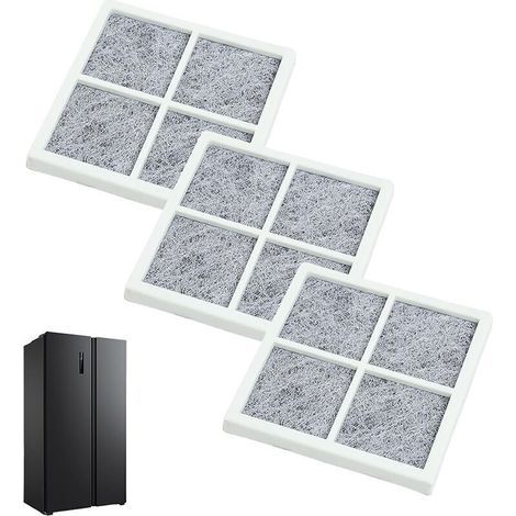Alliandisf Kühlschrank-luftfilter – 3 Stück, Aktivkohle, Kompatibel Mit Lg Pure N Fresh Lt120f / Adq73214404
