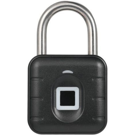 Alliandisc Smart Bt-schloss Mit Fingerabdrucksensor, 10 Fingerabdruckgruppen, Schlüsselloser Diebstahlschutz, Wasserdicht, Ideal Für Sportspinde Und Koffer