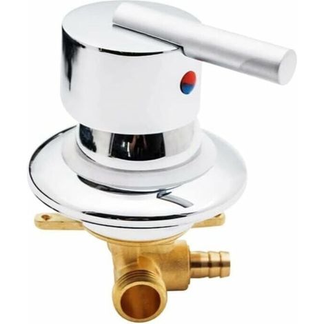 Alliandis Duschraummischer Warm- Und Kaltwassermischventil G1/2" Mischer Duschkabinenmischer