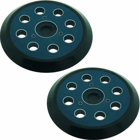 Alliandisp Schleifpad Und Pad Set Mit 2 Schleifpads Für 8-loch 125mm Exzenterschleifer Kompatibel Mit Makita M9204 Bo5030 Bo5031 Dbo180z Bo8041 Dbo180rmj Bo5041 Bo5010 Bo50111 Bo5012.