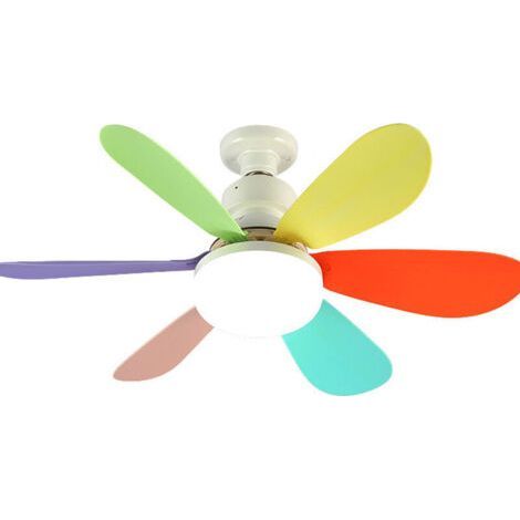 Alliandisulisem Deckenventilator Mit Licht Und Fernbedienung, Dimmbarer Led-deckenventilator Mit Integrierter 30-w-e27-lampe