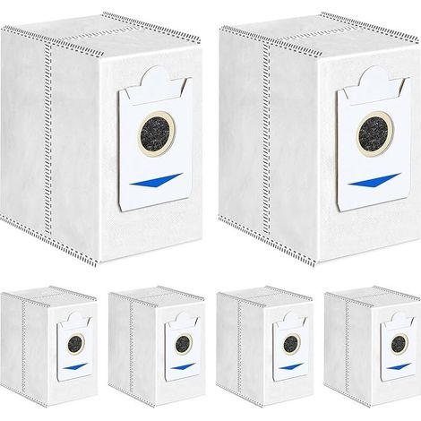 Alliandis6 Staubbeutel Für Ecovacs Deebot T30 Pro Omni, Zubehör Für Den T30 Omni Saugroboter, 3,4 L Staubbeutel Mit Großem Fassungsvermögen