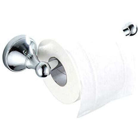 Alliandis Toilettenpapierhalter Aus Messing, Küchenrollenhalter Für Toilette, Bad Und Küche, Poliertes Chrom