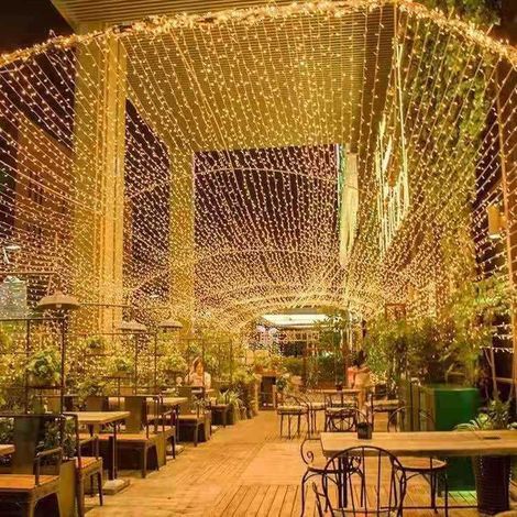Alliandis 100 M Lichterkette Mit 1000 Leds, 8 Leuchtmodi, Wasserdicht, Transparentes Kabel, Warmweiß, Ideal Für Drinnen Und Draußen (partys, Hochzeiten Etc.). Farbe: Warmweiß