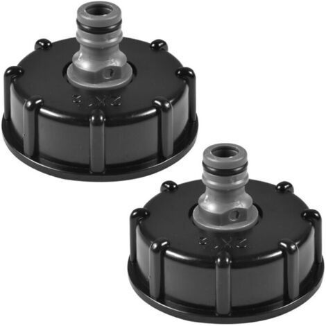 Alliandisb Wassertankdeckel, Ibc-tankadapter, S60x6-anschluss, 1/2-zoll-gewindebohrung, Kompatibel Mit Gartenschlauch Und Regenwassernutzungssystem –