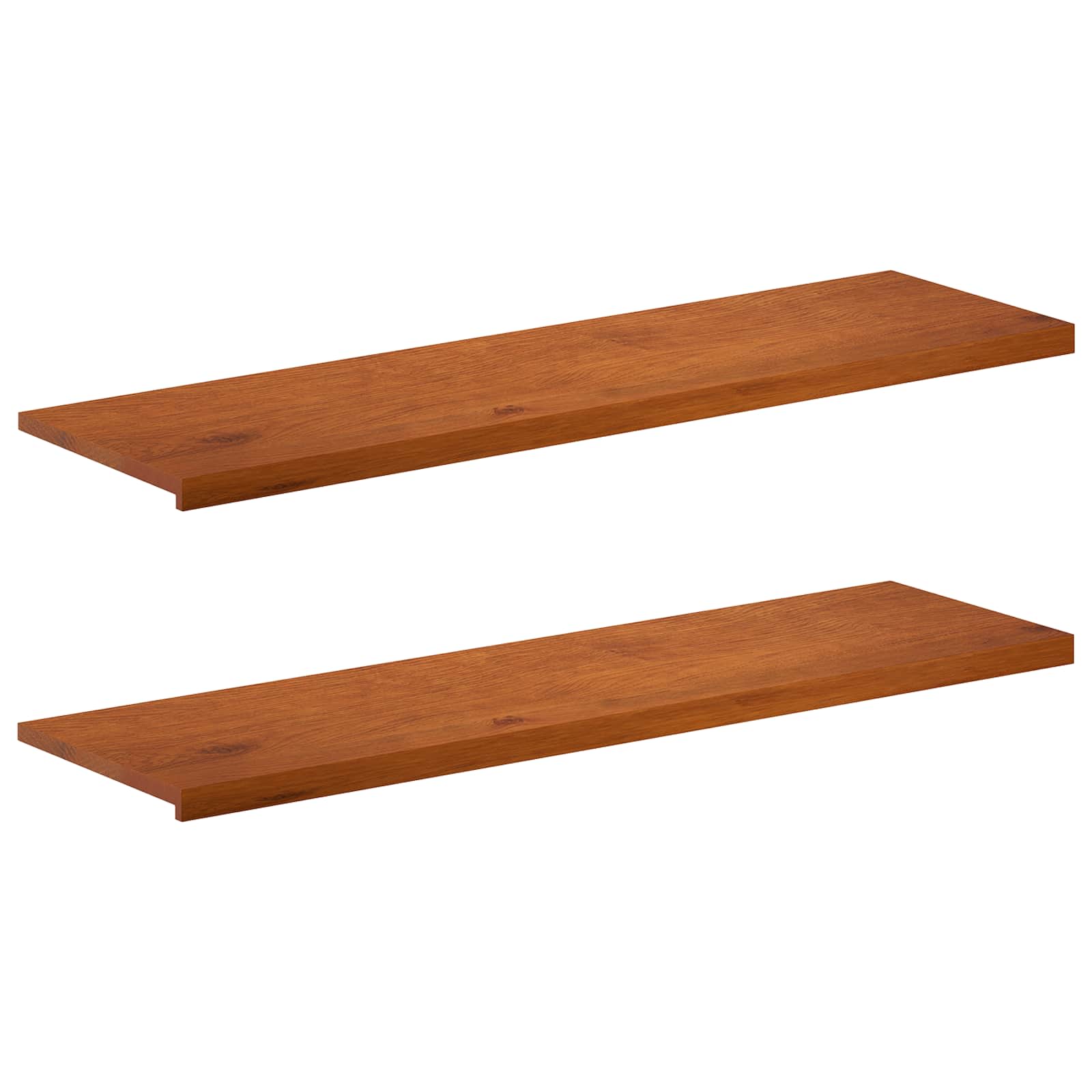 Fensterbänke 2 Stk. Braun 140 X 40 X 2 Cm Massivholz Eiche Vidaxl