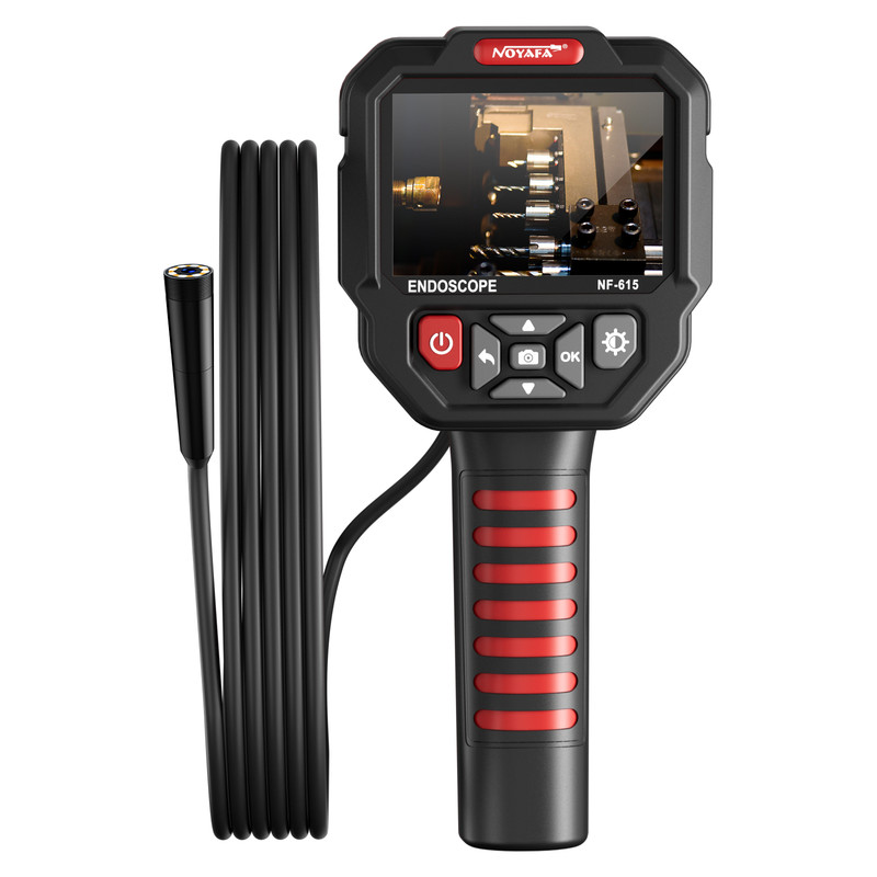 Noyafa Nf-615 Professionelles Industrieendoskop, Tragbares Endoskop, 1080p Hd Foto- Und Videokamera, 3,5-zoll-bildschirm, Ip67 Wasserdicht