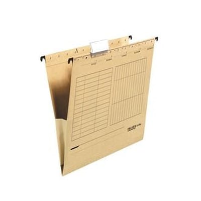 Hängetaschen, A4, 230g/m², braun, 800043, Leinenfrösche