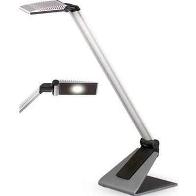 LED Tischleuchte MAULSolaris, 9,3W, silber, 8206095, m. Standfuß