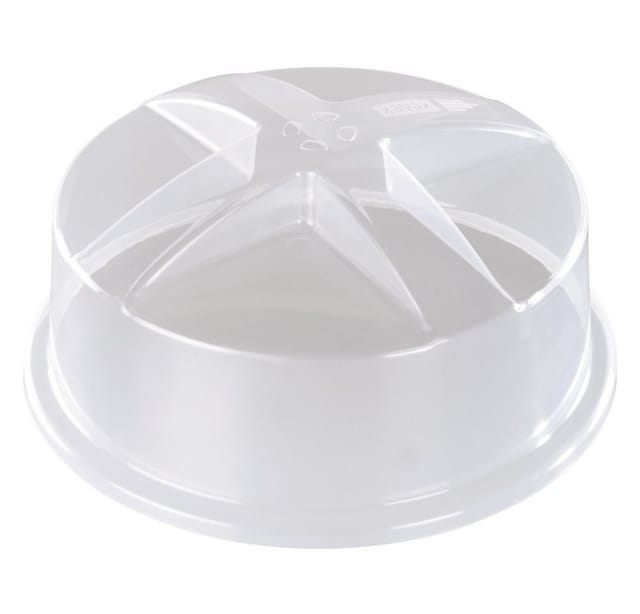 Mikrowellenabdeckhaube S-Capo, 10,3x26cm, transparent, 00111542, aus Kunst