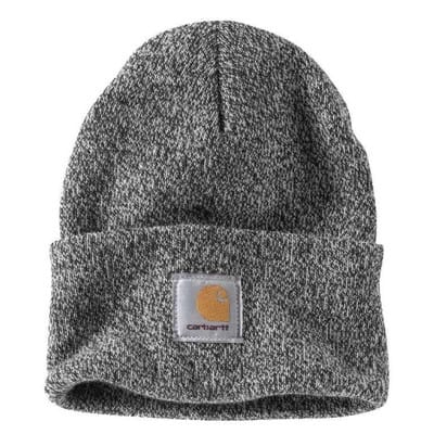 Rippstrickmütze WATCH HAT, black/white