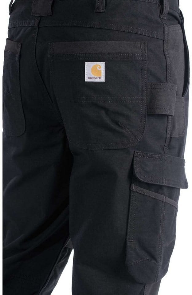 Herren Arbeitshose Relaxed Fit STEEL CARGO PANT, schwarz, Größe W30/L32