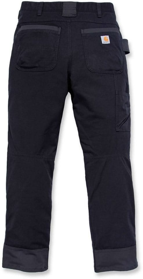 Herren Arbeitshose Relaxed Fit STEEL DOUBLE FRONT PANT, schwarz, Größe W42/L32