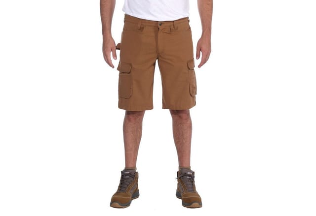 Herren Cargo-Shorts STEEL MULTIPOCKET SHORT, braun, Größe W30