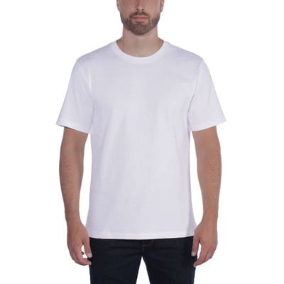 Herren T-Shirt NON-POCKET SHORT SLEEVE T-SHIRT, weiß, Größe XL