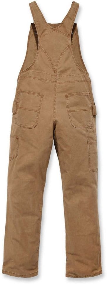 Damen Overall CRAWFORD BIB OVERALL, braun, Größe XL