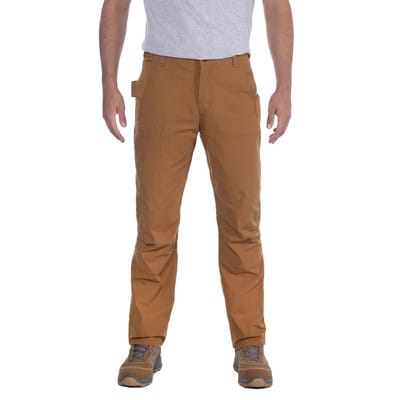 Herren Arbeitshose Relaxed Fit STEEL DOUBLE FRONT PANT, braun, Größe W42/L32