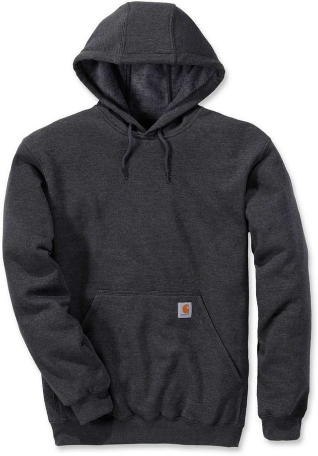 Herren Kapuzensweater Loose Fit HOODED SWEATSHIRT, carbon heather, Größe L