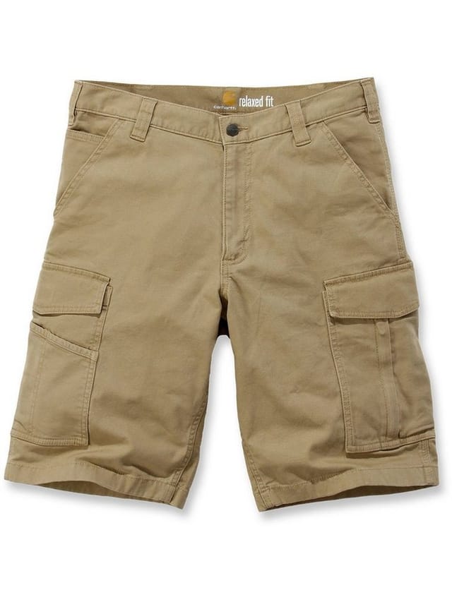Herren Cargo-Shorts RIGBY RUGGED CARGO SHORT, dark khaki, Größe W28
