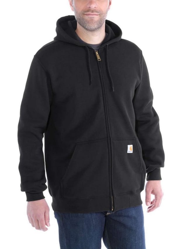 Herren Kapuzensweater ZIP HOODED SWEATSHIRT, schwarz, Größe XL