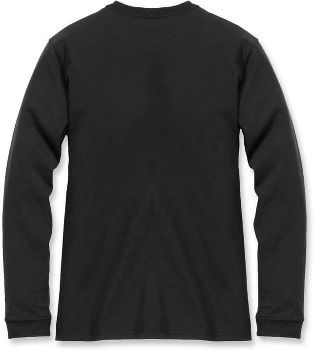 Damen Langarmshirt WORKW POCKET L/S T-SHIRT, schwarz, Größe S