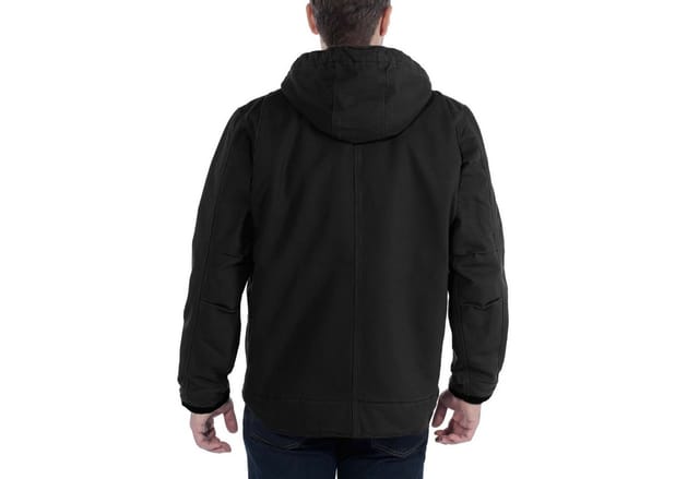Herren Kapuzenjacke, gefüttert, BARTLETT JACKET, schwarz, Größe L