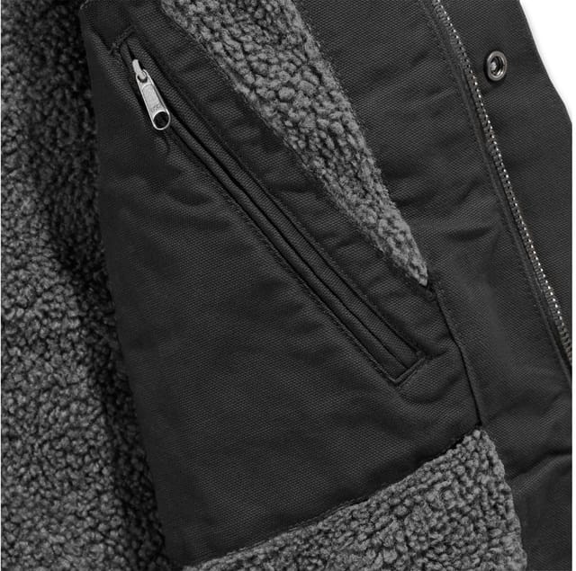 Herren Kapuzenjacke, gefüttert, BARTLETT JACKET, schwarz, Größe S