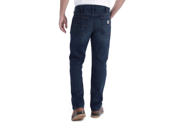 Herren Jeanshose RUGGED FLEX STRAIGHT TAPERED JEAN, erie, Größe W33/L32
