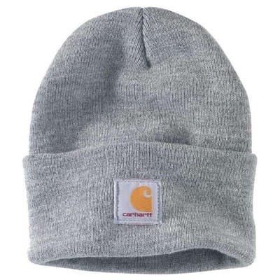 Rippstrickmütze WATCH HAT, heather grey
