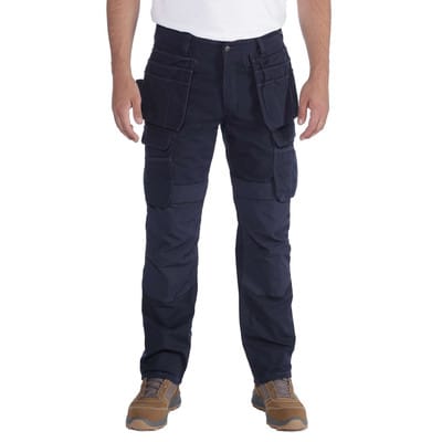 Herren Arbeitshose Relaxed Fit STEEL MULTIPOCKET PANT, navy-blau, Größe W34/L32