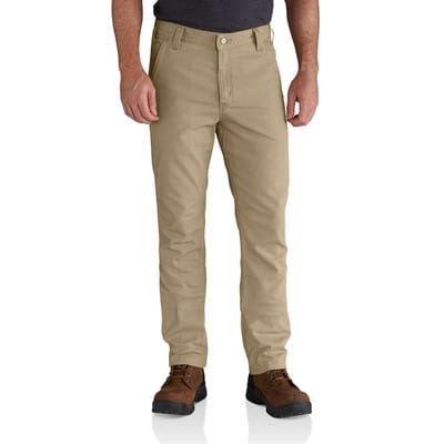 Herren Stretch-Arbeitshose RIGBY STRAIGHT FIT PANT, dark khaki, Größe W30/L32