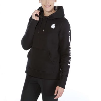 Damen Sweatshirt CLARKSBURG SWEATSHIRT, schwarz, Größe M