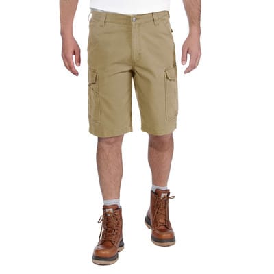 Herren Cargo-Shorts RIGBY RUGGED CARGO SHORT, dark khaki, Größe W36