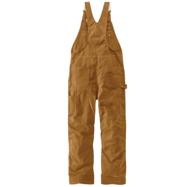 Herren Overall FIRM DUCK INSULATED BIB OVERALL, braun, Größe L