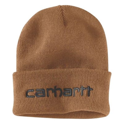 Rippstrickmütze TELLER HAT, braun
