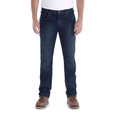 Herren Jeanshose RUGGED FLEX STRAIGHT TAPERED JEAN, erie, Größe W42/L32