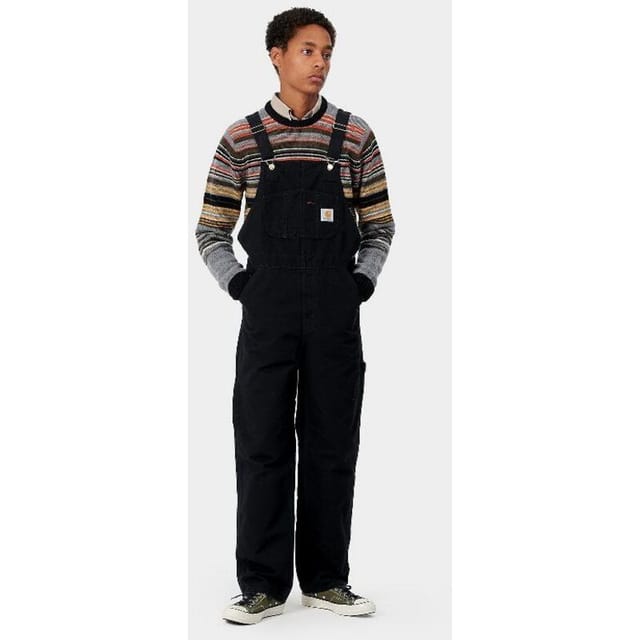 Herren Overall BIB OVERALL, schwarz, Größe W40/L34