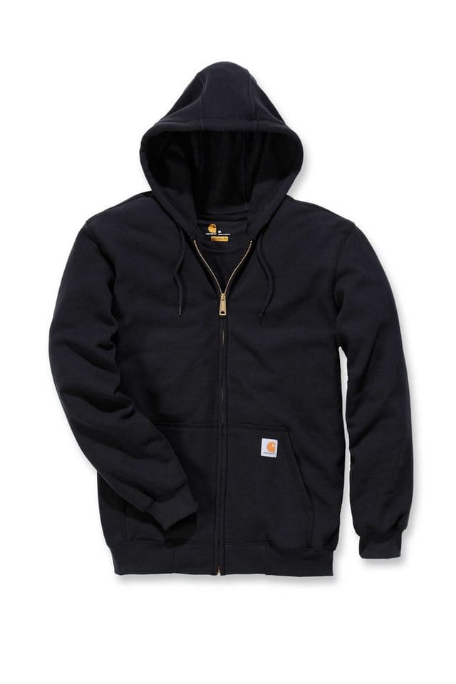 Herren Kapuzensweater ZIP HOODED SWEATSHIRT, schwarz, Größe M