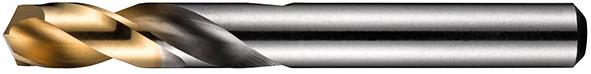 Kurzbohrer HSS DIN1897N 135° Typ N 2,5x D TiN A02211.7, ø11,7mm