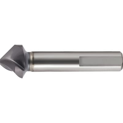 Kegelsenker SpyroTec HSCO spiralisiert Form C 90° TiAlN 3-Flächenschaft 12,4mm