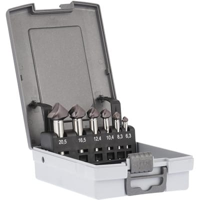 Kegelsenker-Set SpyroTec HSCO spiralisiert C 90° TiAlN zylindrisch 6,3 - 20,5mm