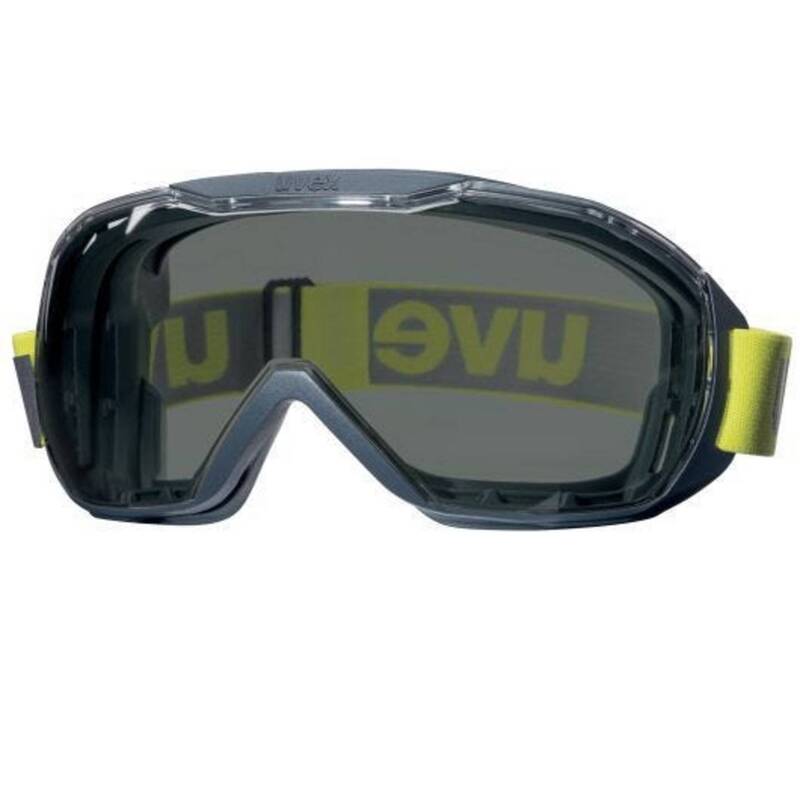 [neuwertig] B-ware Uvex Schutzbrille Vollsichtbrille Megasonic Grau Inkl. Uv-schutz 139g En 166