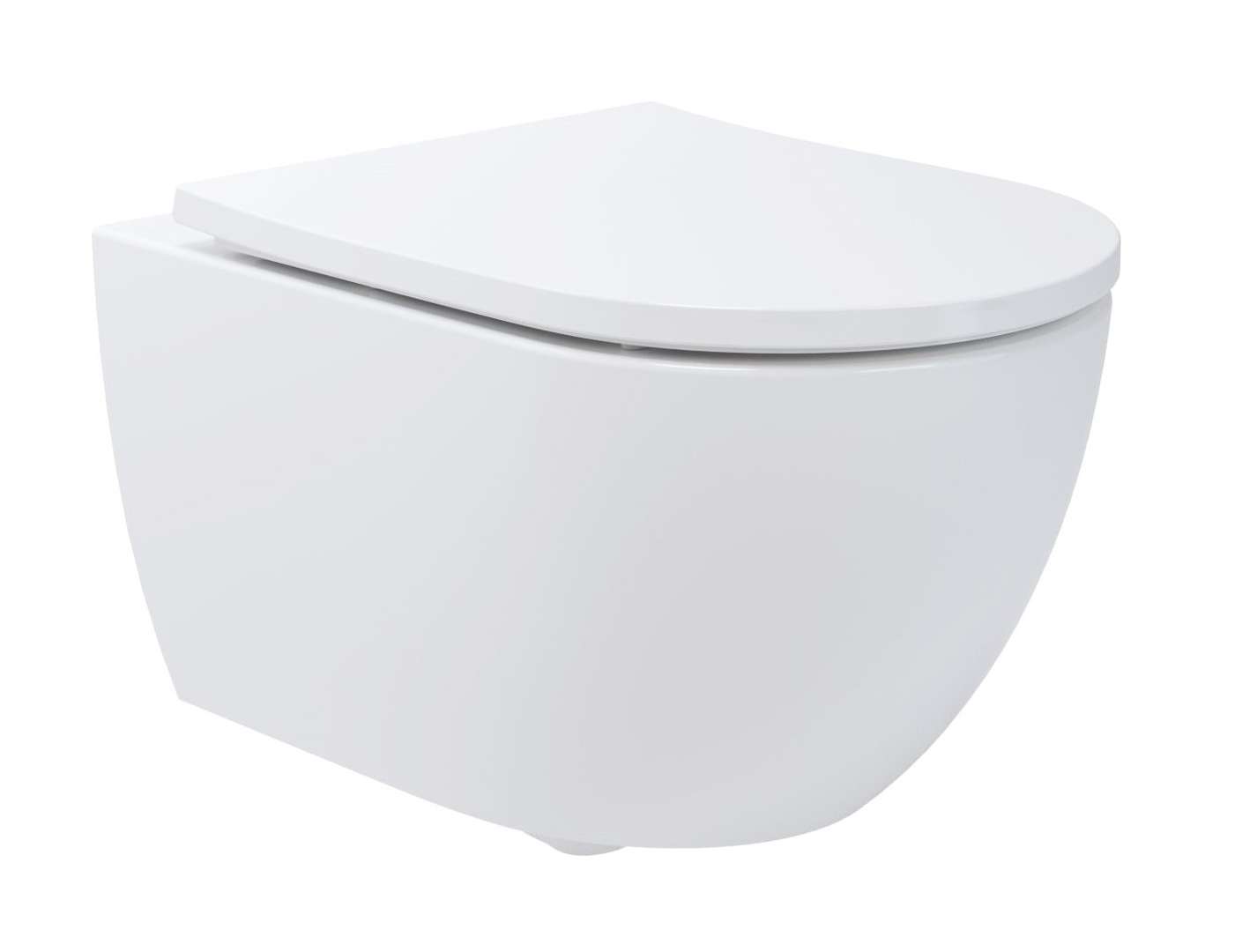 Kielle Oudee - Wand-wc Mit Softclose-sitz, Vortex Rimless+, Weiß 30102020-set2