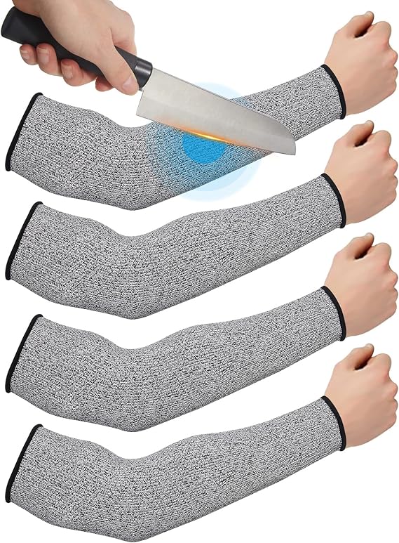 2 Paar Schnittfeste Armstulpen, Dünne Armschützer, Armschutz Für Empfindliche Haut, Armstulpen Gegen Prellungen Für Männer Und Frauen