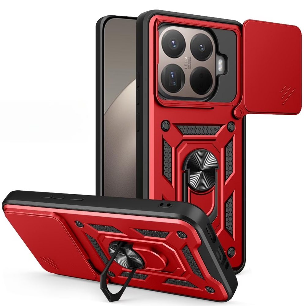Gepanzerte Schutzhülle Für Xiaomi 17t, Camshield Slide, Rot