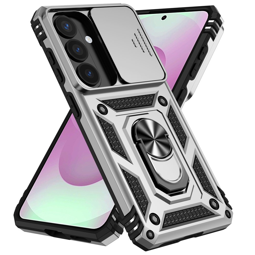 Gepanzerte Schutzhülle Für Samsung Galaxy S26, Camshield Slide, Silber