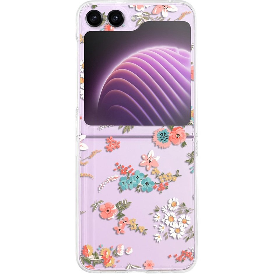 Hartschalenetui Für Samsung Galaxy Z Flip 5 5g, Bunte Blumen