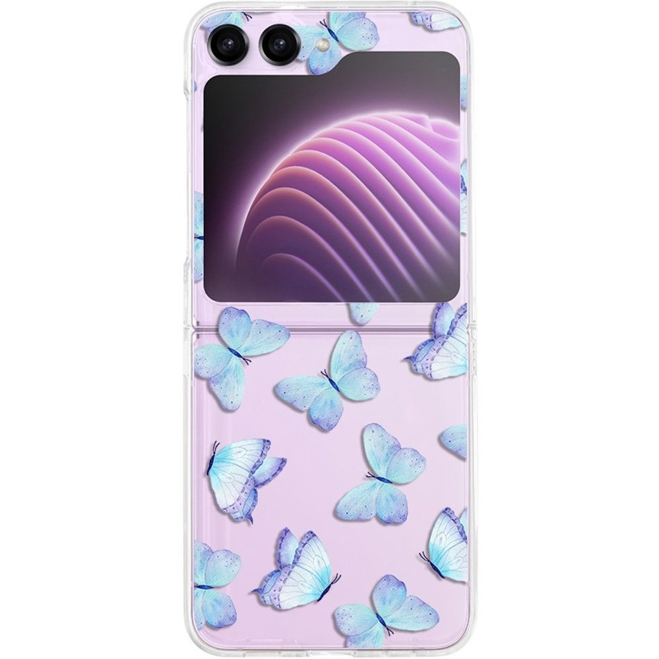 Hartschalenetui Für Samsung Galaxy Z Flip 5 5g, Schmetterlingsmotiv