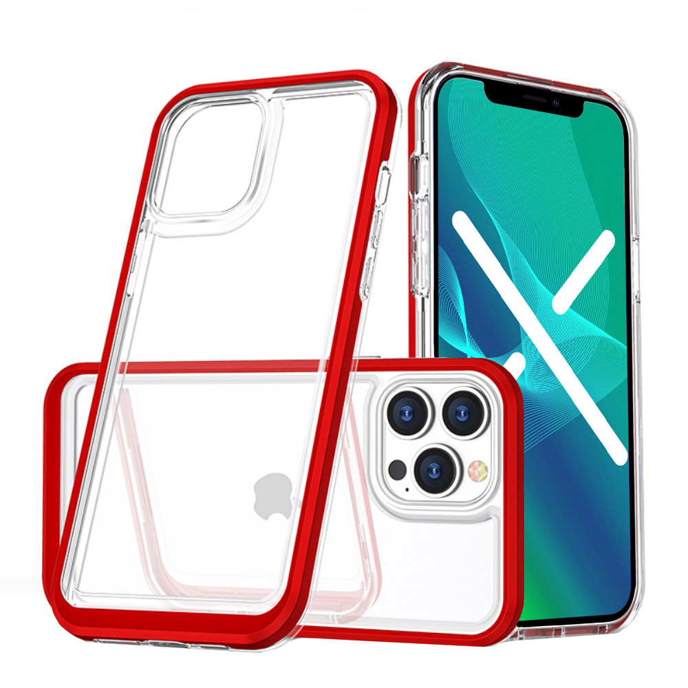 Erbord Hülle Für Iphone 13 Pro, Hybridrahmen, Rot