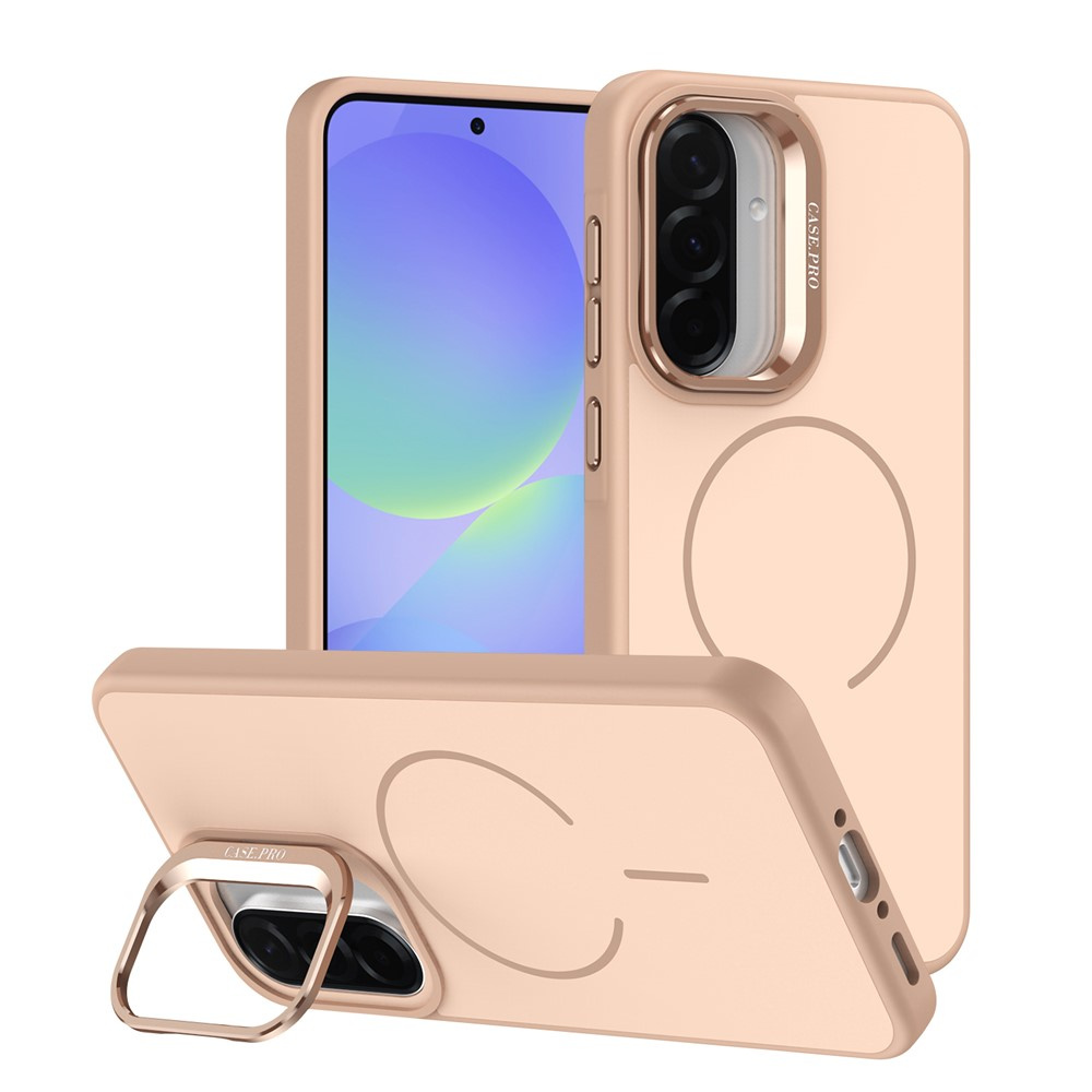 Samsung Galaxy A57 5g Skin-touch-schutzhülle Mit Ständer, Magsafe-kompatibel, Wüstengold